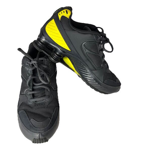 Nike Shox Enigma 9000 Women's Size 8 Running Shoes Black Yellow Athletic Sneaker - Picture 8 of 8